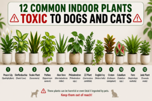Common indoor plants that are toxic to dogs and cats in India