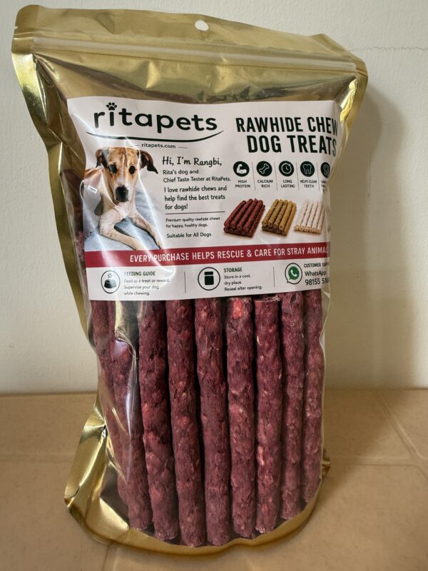 Red Chew Sticks Mutton Flavor Chew Sticks with 2 free chew sticks for dogs