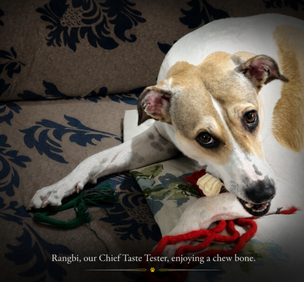 rangbi chewing bone Rangbi while chewing bone